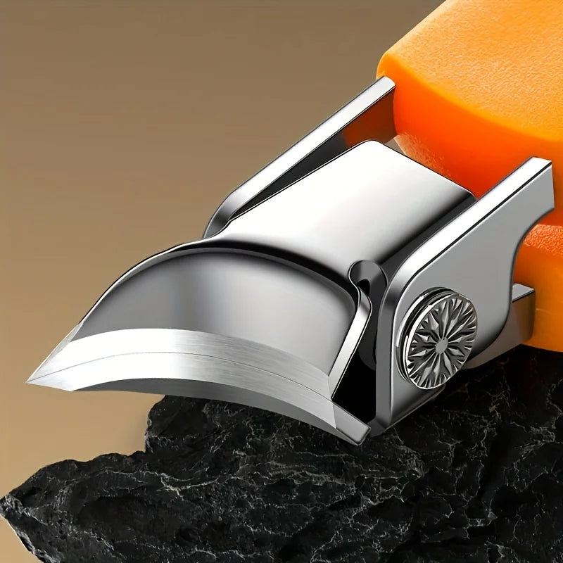 Robuster Nagelknipser für dicke Zehennägel mit Spritzschutz