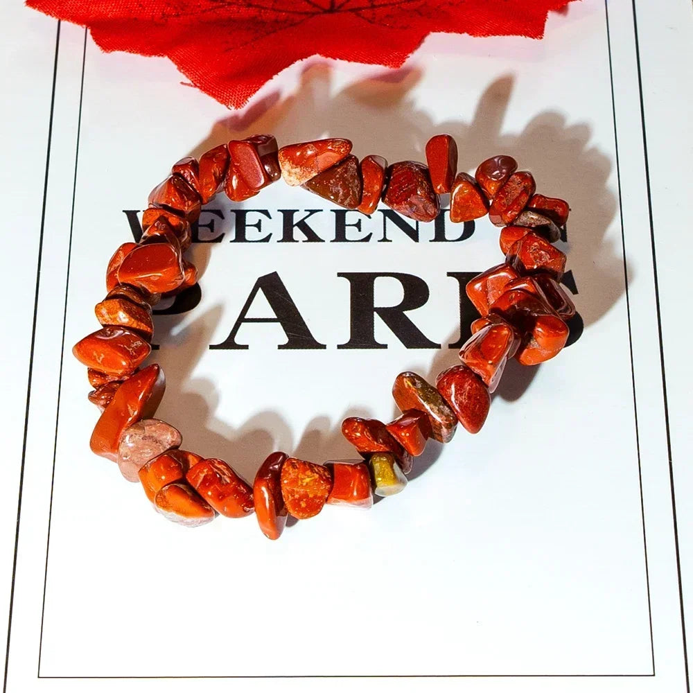 Farbenfrohes Natur Edelstein Armband Stretch für Damen Geschenk