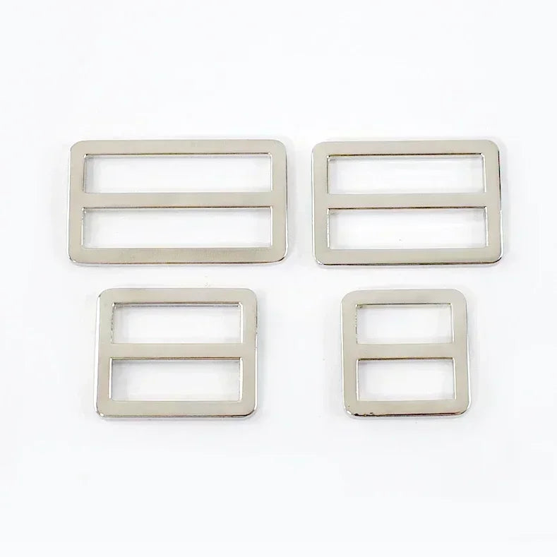 Metallschnallen 20-50 mm Set 5 oder 10 Stück Tri Glide Ring Gurtband Verschluss