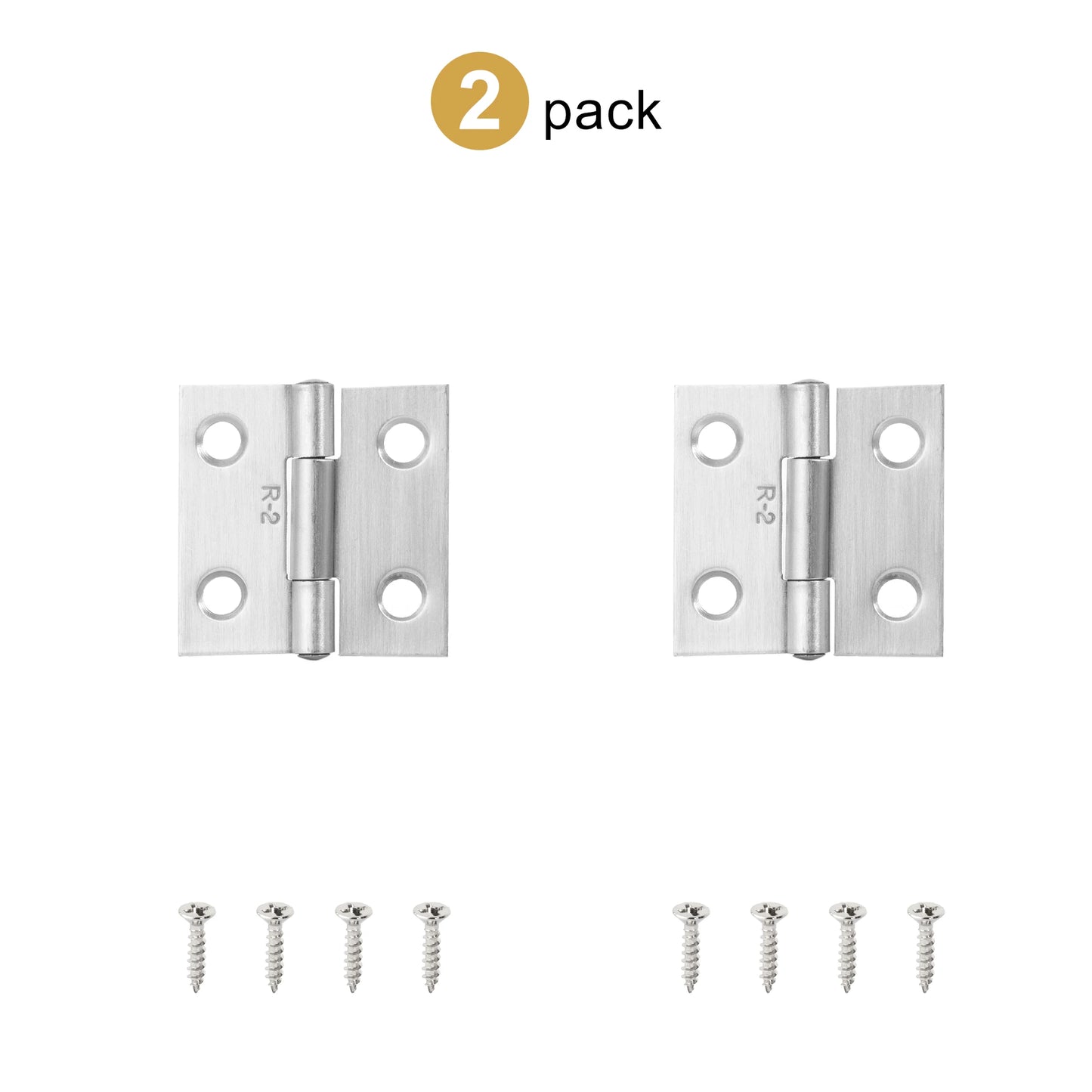 2er Set Edelstahl 270° Scharniere für Schranktüren und Möbel