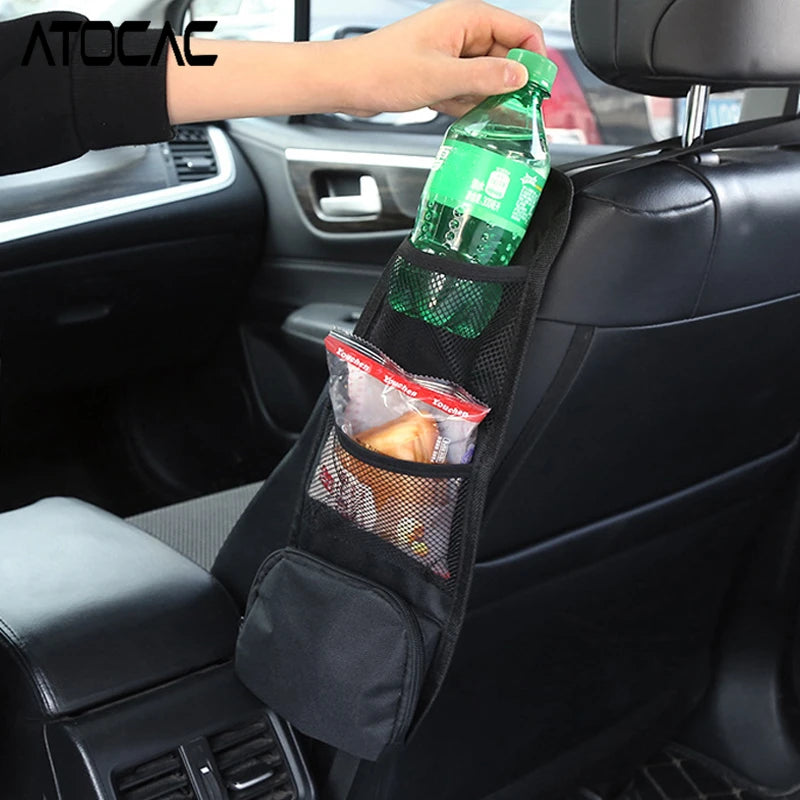 Universeller Seiten Organizer mit Netztasche und Reißverschluss für Auto