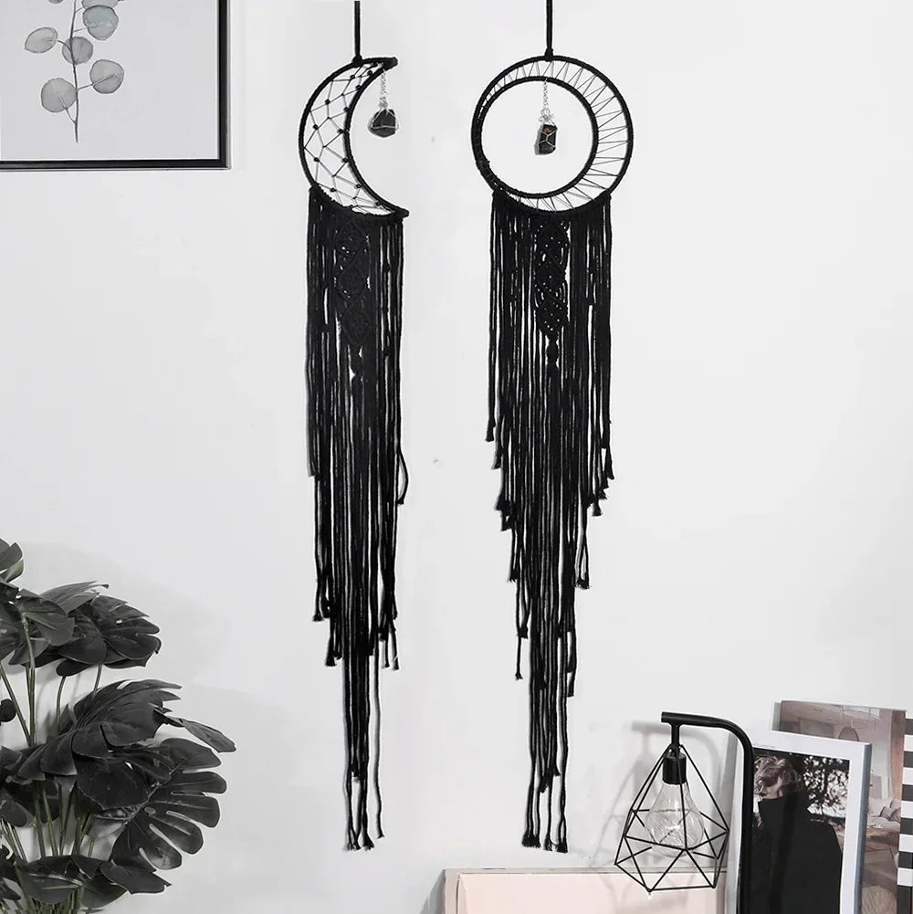 Baum des Lebens Traumfaenger Makramee Boho Wandbehang fuer Zuhaus