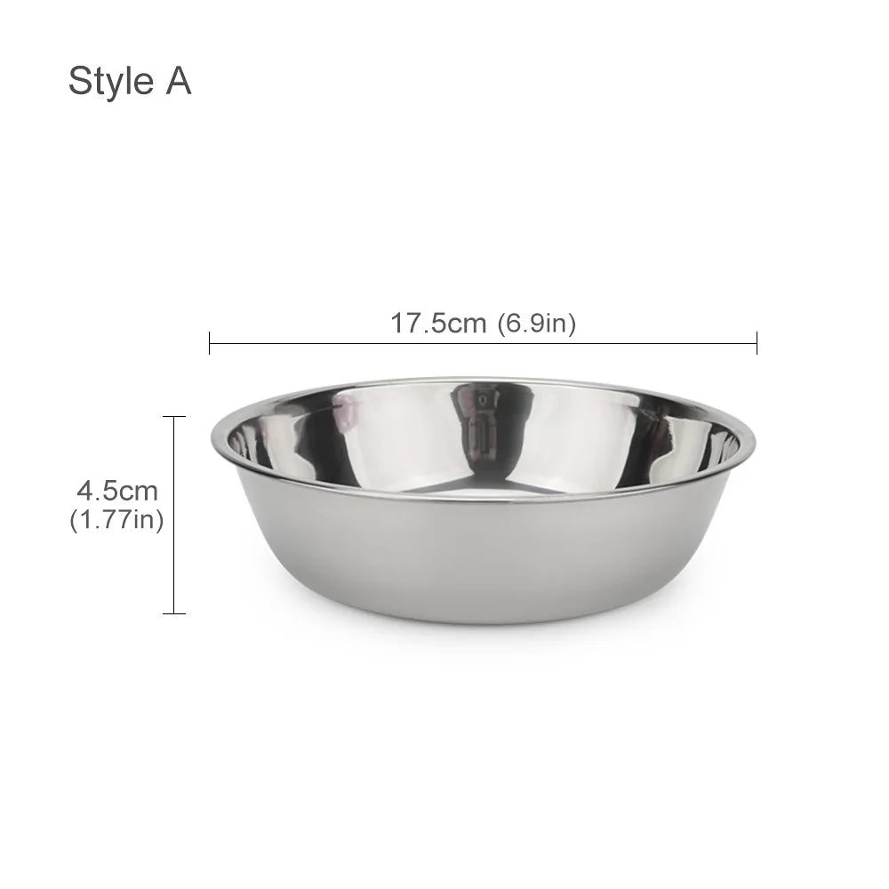 Edelstahl Futternapf für Hunde und Katzen langlebig und hygienisch