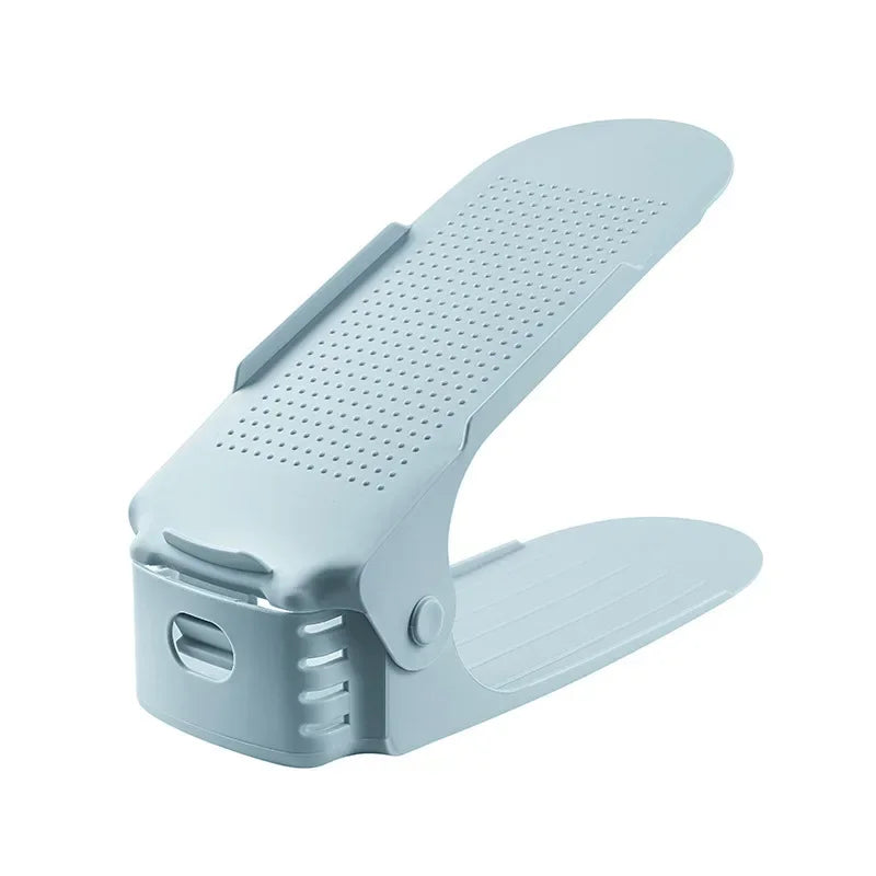 Platzsparender Schuh Organizer mit verstellbaren Staplern für Ihren Schrank