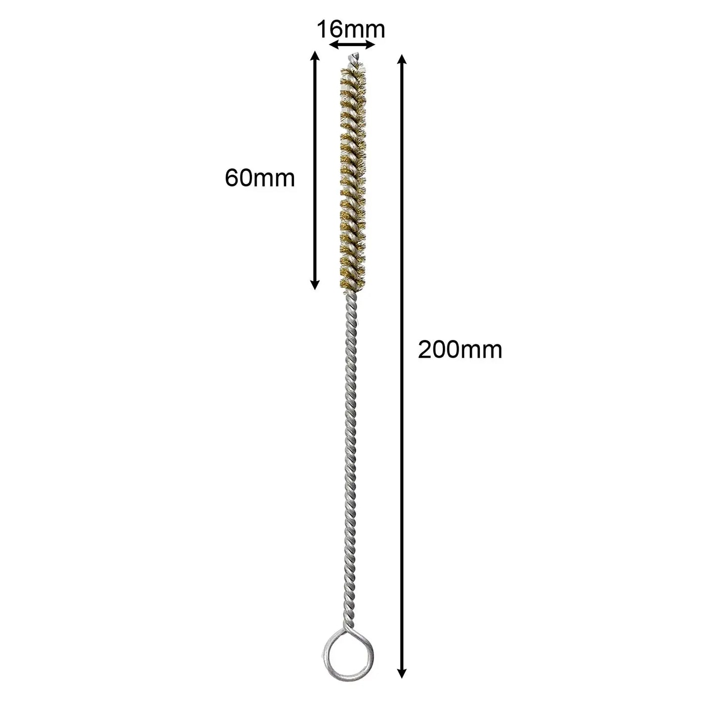 Flexible Rohrreinigungsbürste mit Kupferborsten für enge Rohre Sanitär