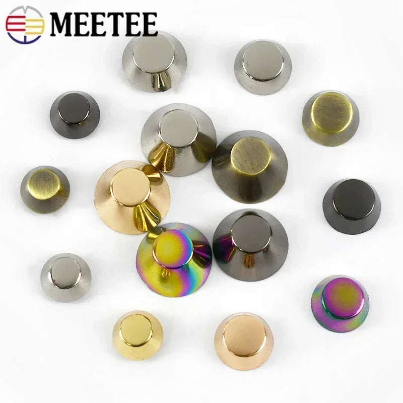 Robuste Metallnieten Schraubnieten für Taschen und DIY Lederprojekte