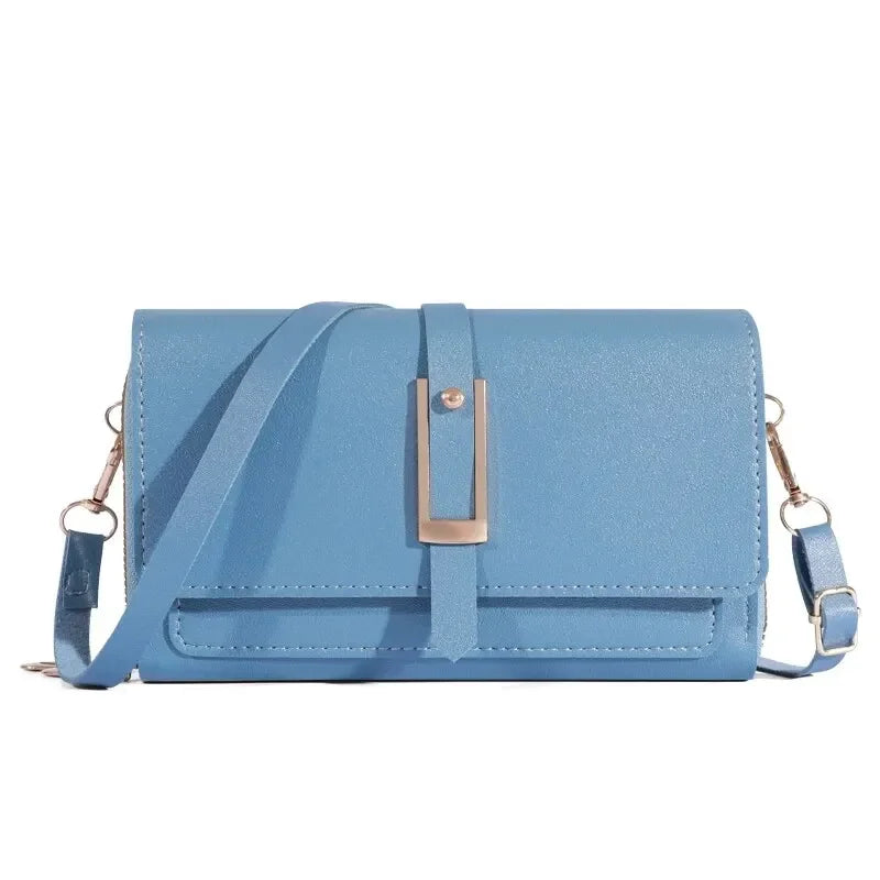 Kleine elegante Umhängetasche Damen mit Kartenhalter Handytasche