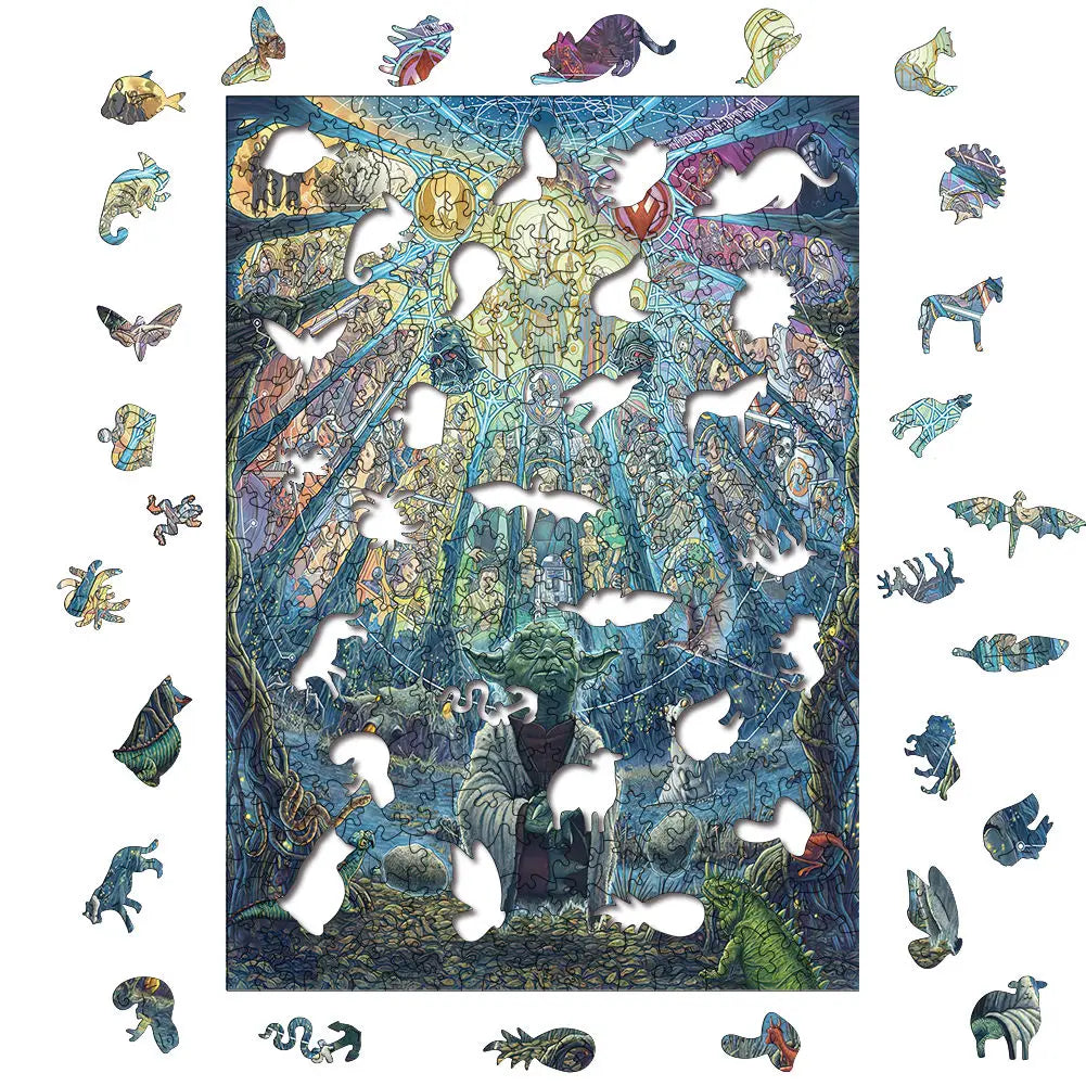 3D Holzpuzzle Tier Formen für Kinder und Erwachsene