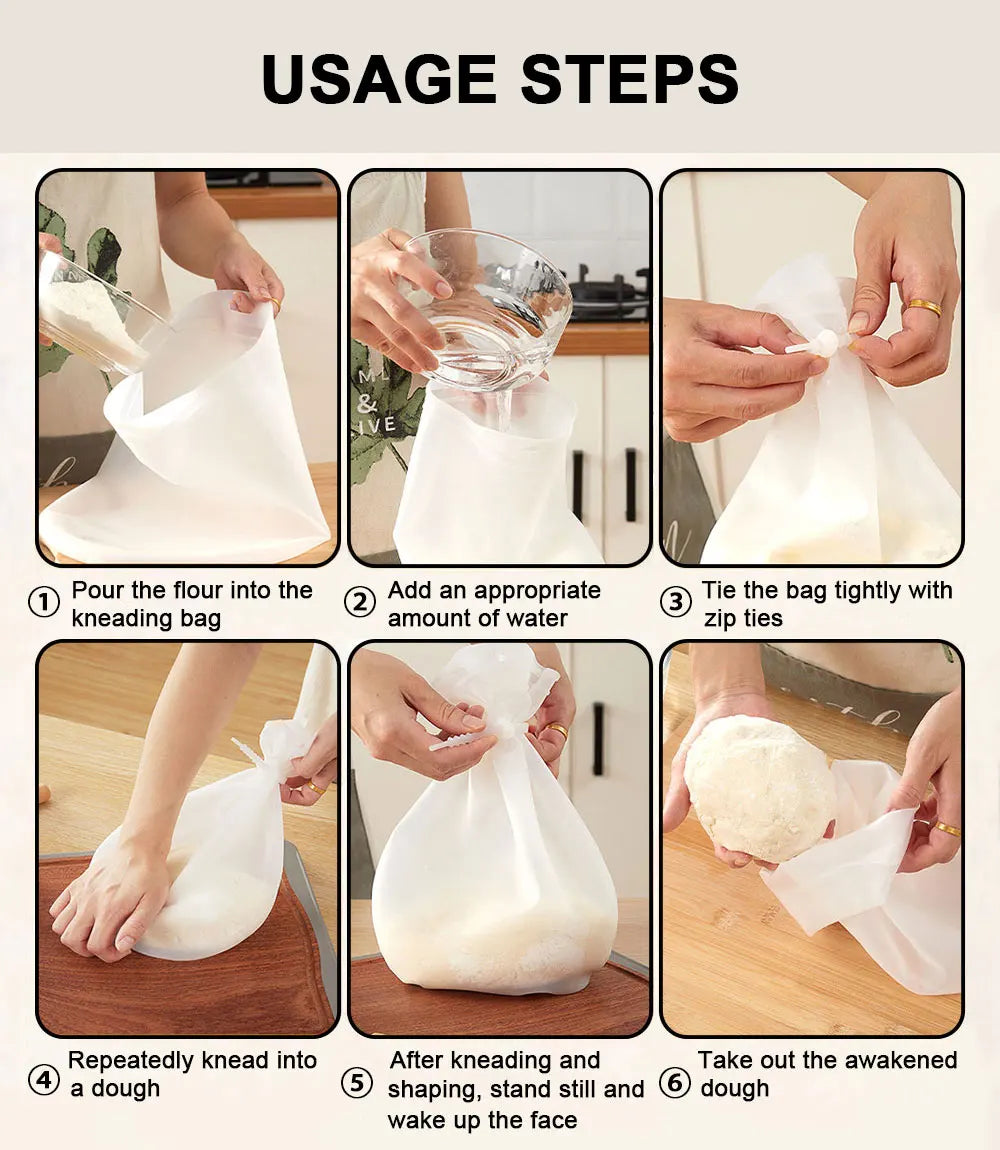 Silikon Knet Teig Tasche Multifunktionales Backhelfer Werkzeug-Yabubest - Home & More