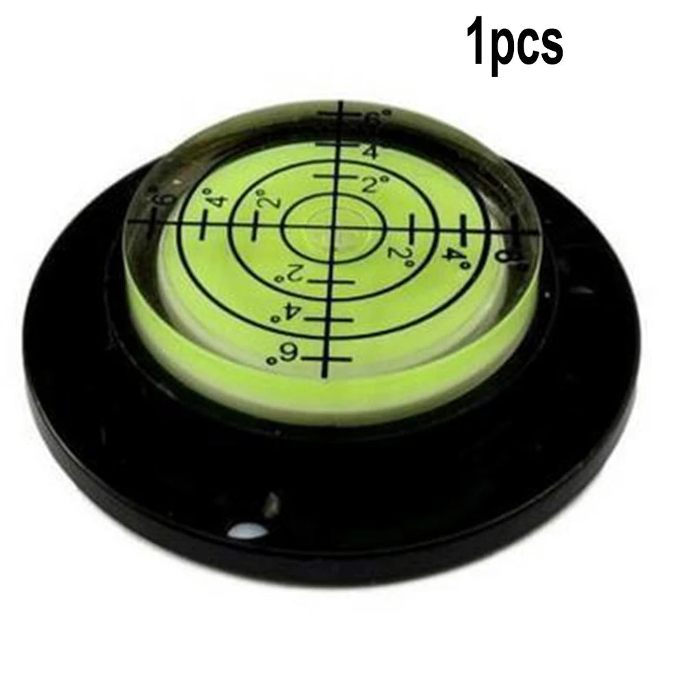 Präzise runde Wasserwaage 50x12mm aus Acryl – Perfekt für Heim - Handwerk