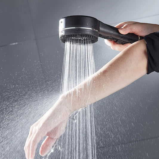 4-Modus Hochdruck-Handbrause aus ABS mit Filtersystem und Massagefunktion