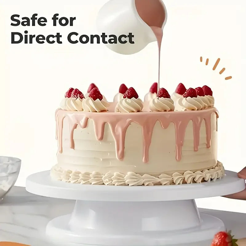 24-teiliges Backdekorations-Set mit Drehteller und Zubehör