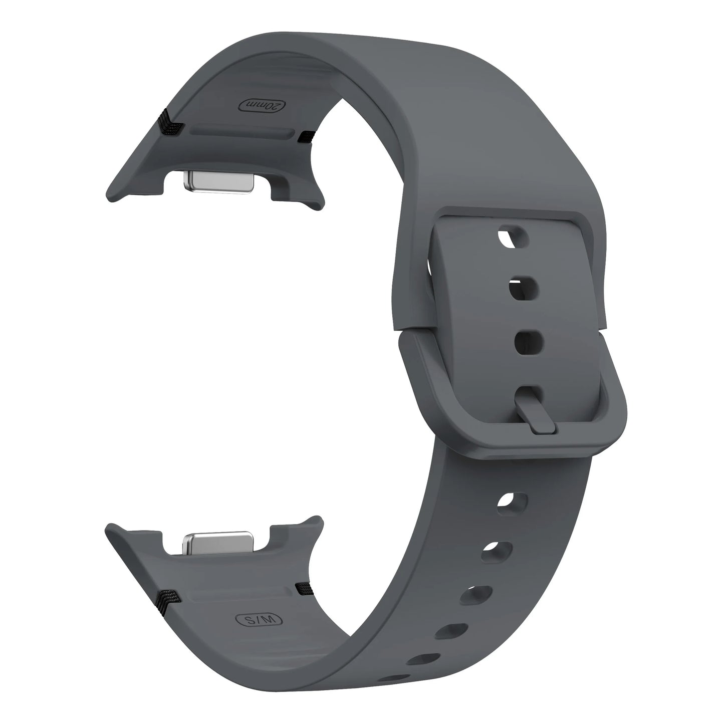 Atmungsaktives Silikon-Armband für Smartwatches 40/44 mm Komfort