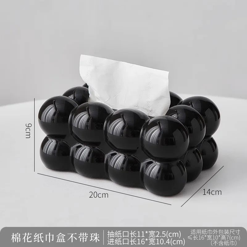 Praktische Tissue Box Stoff-Spender für Wohnzimmer Auto Küche Büro