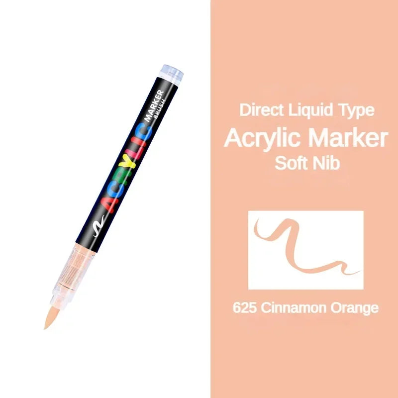 16 Farben flüssige Acrylstifte für vielseitige DIY-Kunst und Felsmalerei