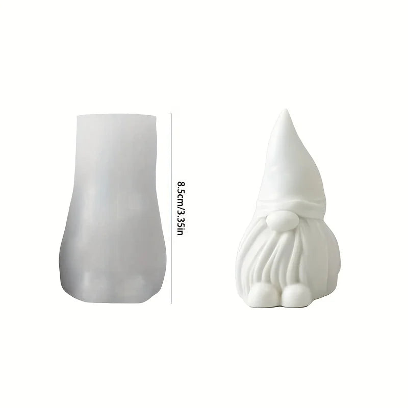 Vielseitige 3D Gnom Silikonform für kreative Dekorationen