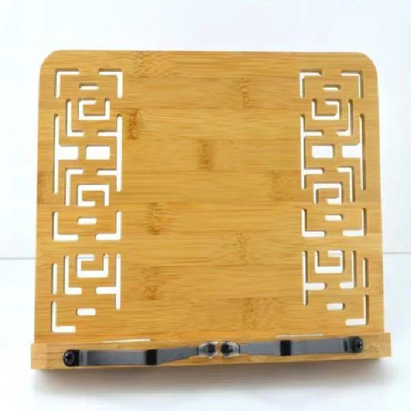 Komfortabler Buchständer aus Holz für ergonomisches Lesen und Ordnung