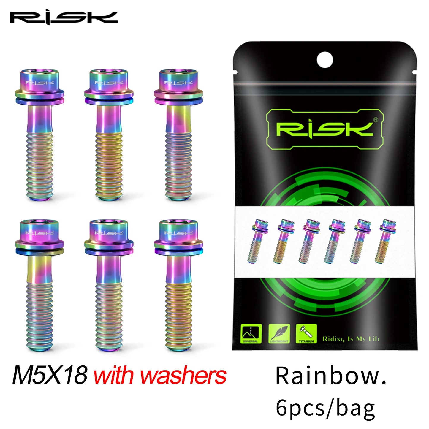 Fahrrad Vorbau Lenker Schrauben Set – Titan M5x16 M5x18 M5x20 Auswahl