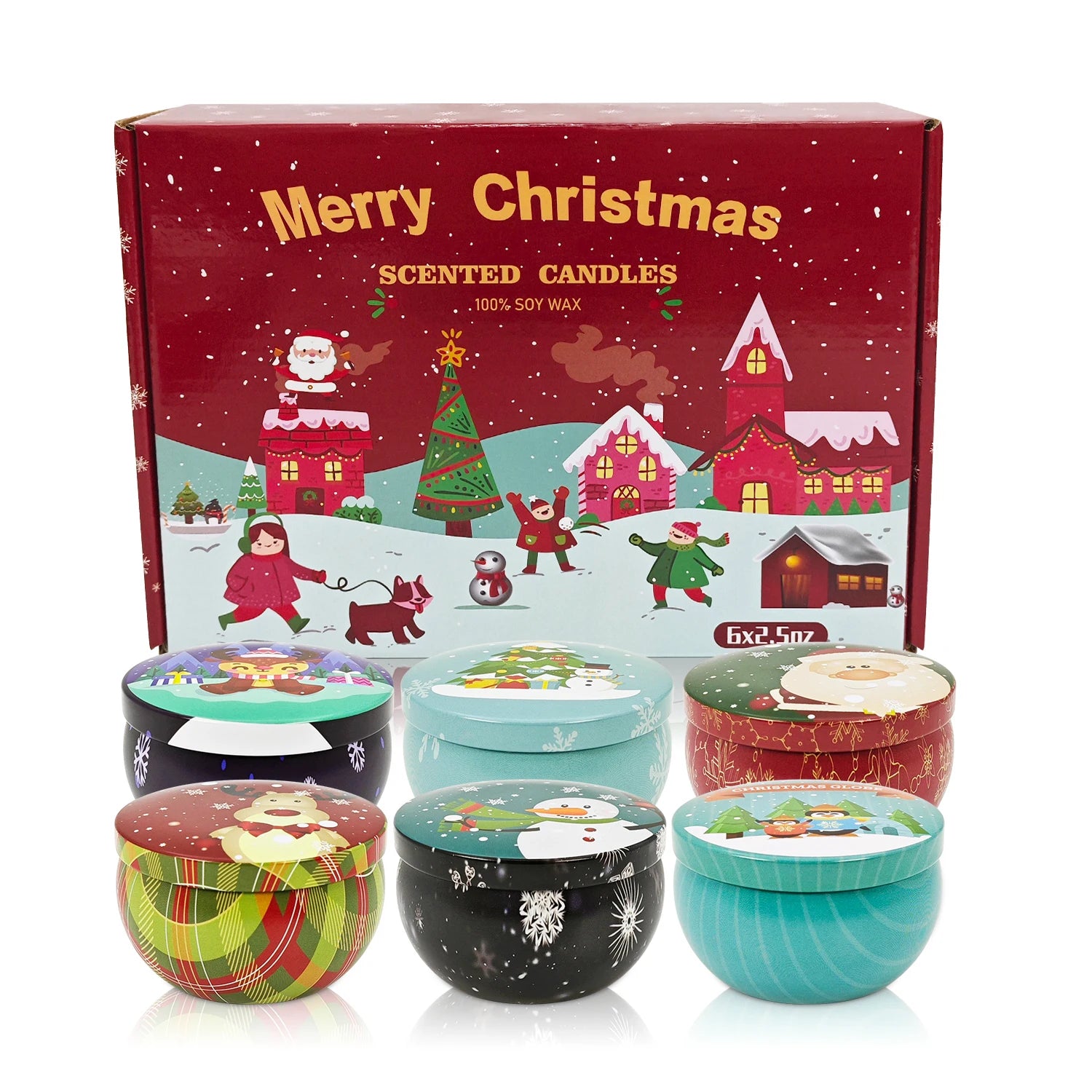 6/12 Packungen Duftkerzen für festliche Anlässe-Yabubest - Home & More