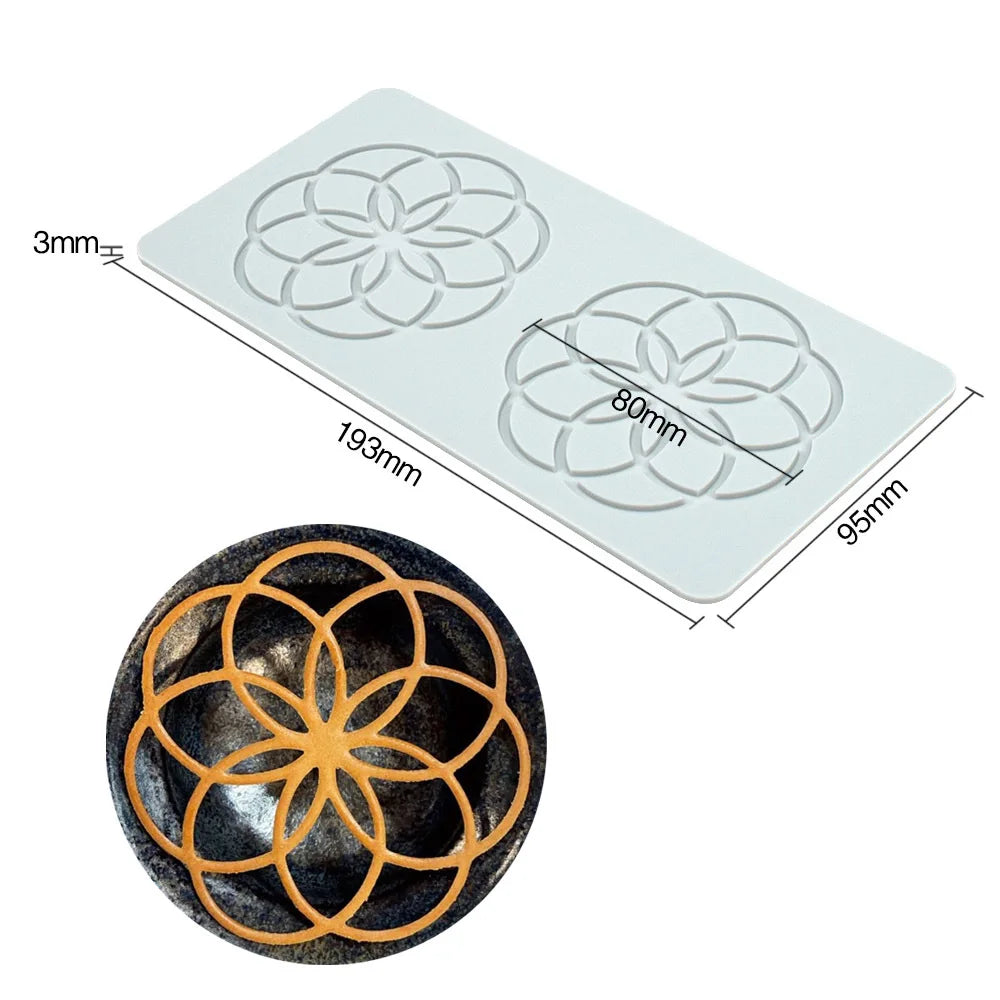 Silikon Spitzenform für detailreiche Kuchen und Gebäck Dekoration