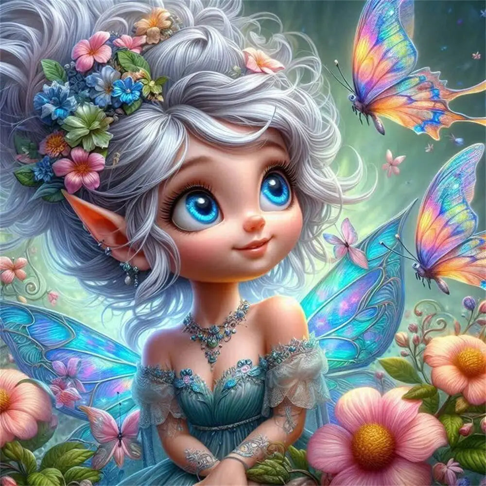 DIY Diamant Mosaik Set Bär Motiv Runde Diamant Malerei zum Selbermachen