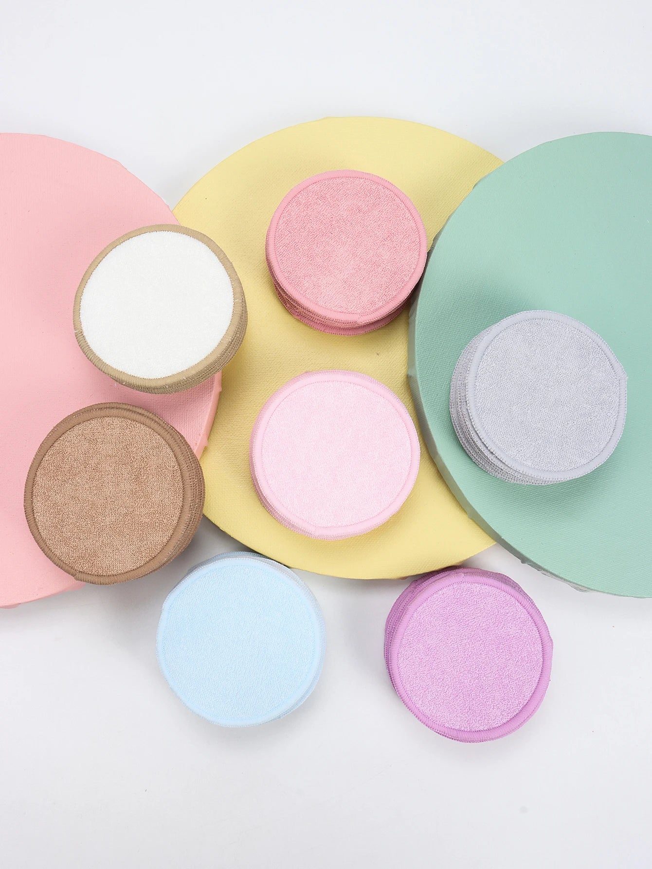Weiche wiederverwendbare Make-up-Entferner-Pads aus Bambusfaser