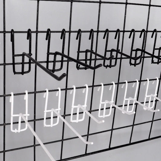 Mesh Gitterhaken Set Robuste Display Haken für Wandaufbewahrung Garage