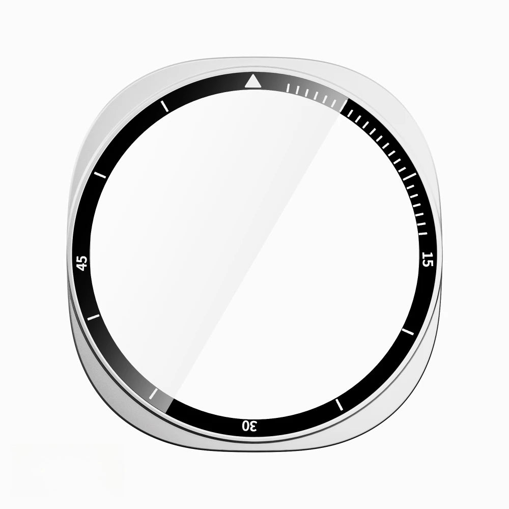 Schutzcover aus gehärtetem Glas mit PC-Rahmen für Smartwatches 40/44mm