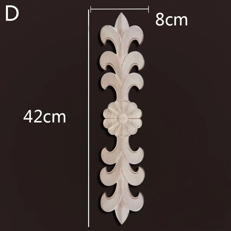 Holzmoebel Applikationen Wohnzimmer Dekoration NATUERLICHE Blumen