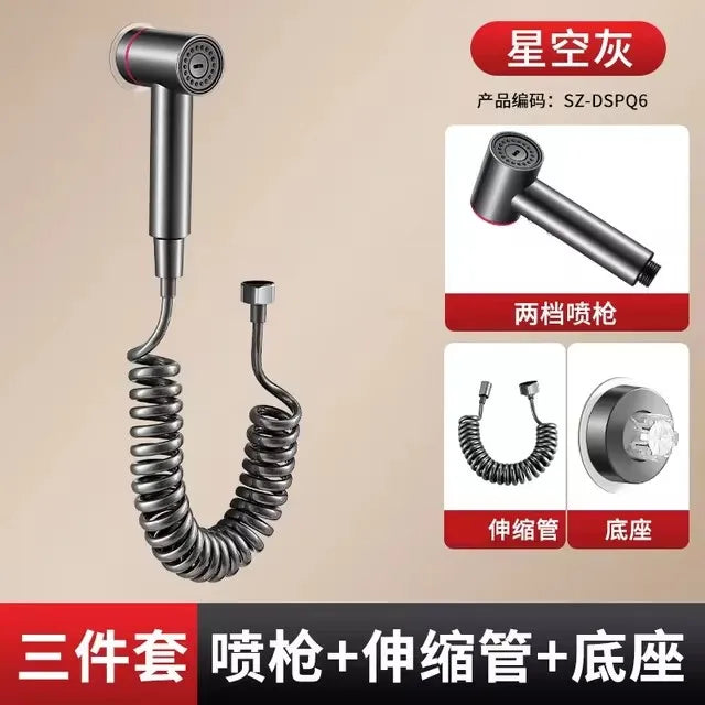 Handheld Bidet Sprayer Set 2 Modus Badezimmer Spritzpistole Wandmontage