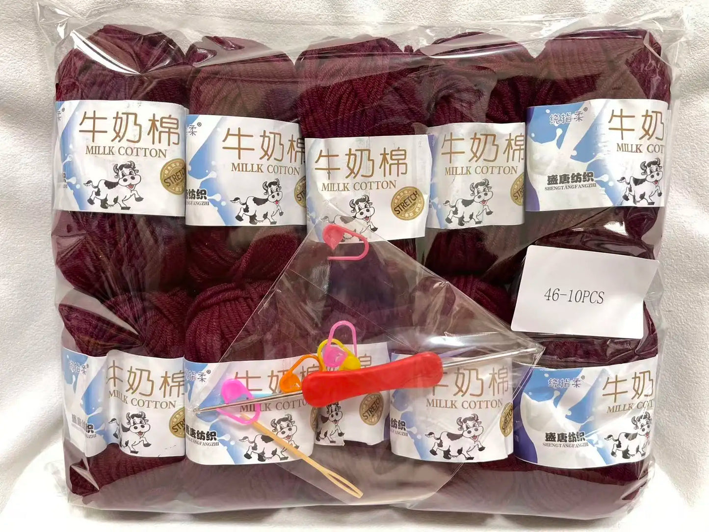 Vielseitiges farbiges Acryl Strickgarn für kreative DIY Projekte