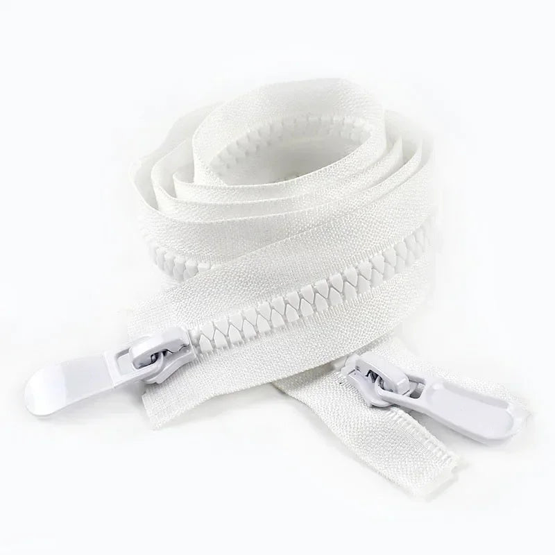 Harz-Reißverschluss offen 70–150 cm langer Doppelschieber Nähen-Yabubest - Home & More