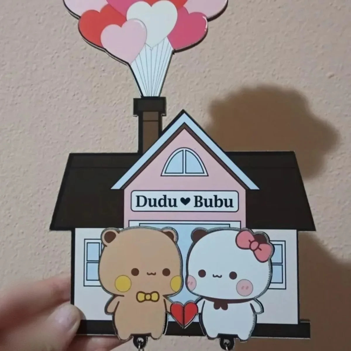 Paar Schlüsselanhänger Wand Schlüsselhalter Acryl Cartoon Schlüsselhaken