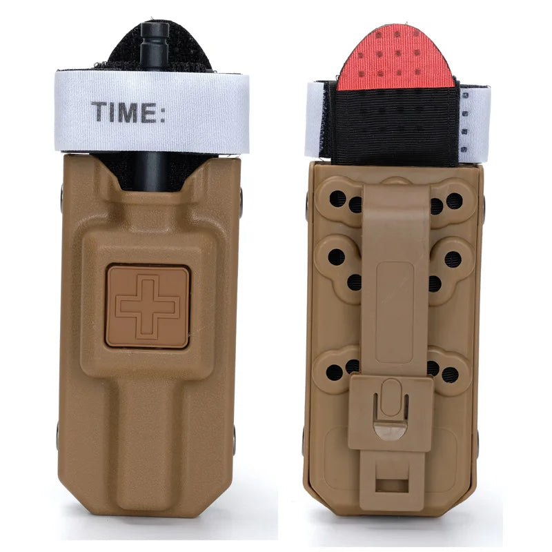Taktische Tourniquet Aufbewahrungsbox MOLLE Tasche für Outdoor Notfälle