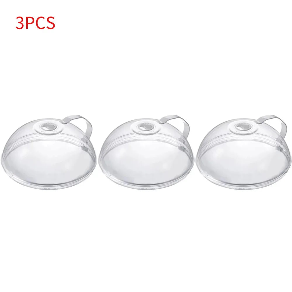 Transparente BPA-freie Mikrowellen-Spritzschutz Abdeckung mit Griff-Yabubest - Home & More