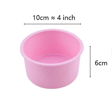 Runde Silikon Backform für perfekte Kuchen und Gebäck in verschiedenen Größen