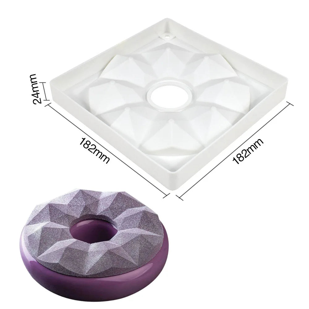 Runde Silikon Mousse Kuchenform für kreative Desserts