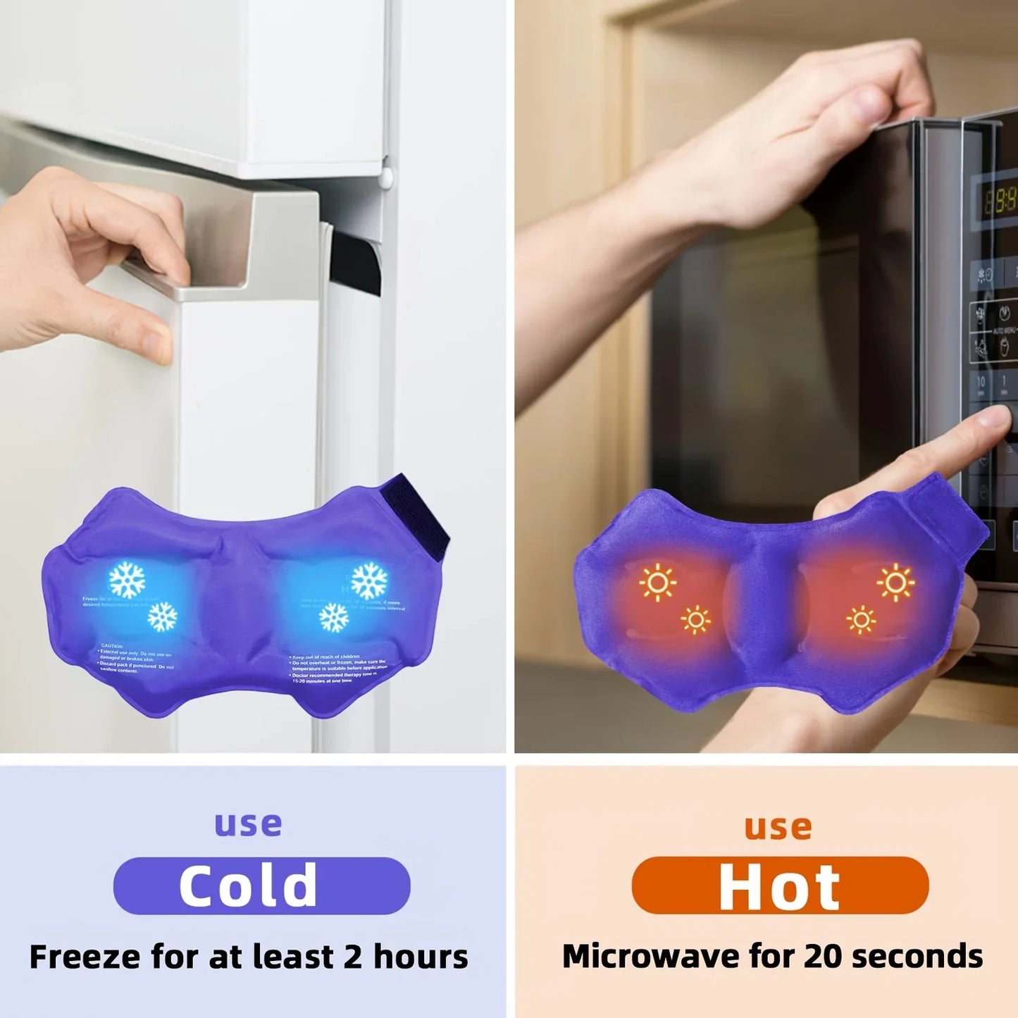 Knöchel Eisbeutel Bandage | Kältetherapie - Schmerzlinderung bei Verstauchungen