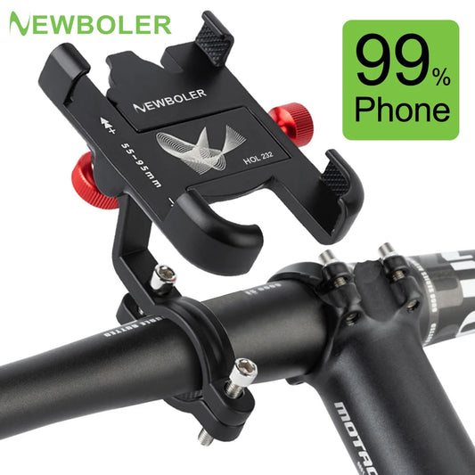 Robuster MTB Fahrrad-Telefonhalter 360° drehbar, verstellbar - rutschfest