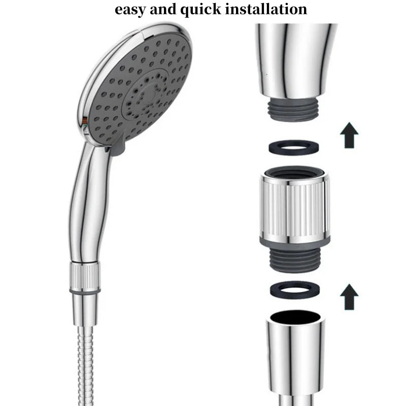Präzise Wasserflusskontrolle - Wassersparen: Chrom ABS Regler mit G1/2 Anschluss in Silber