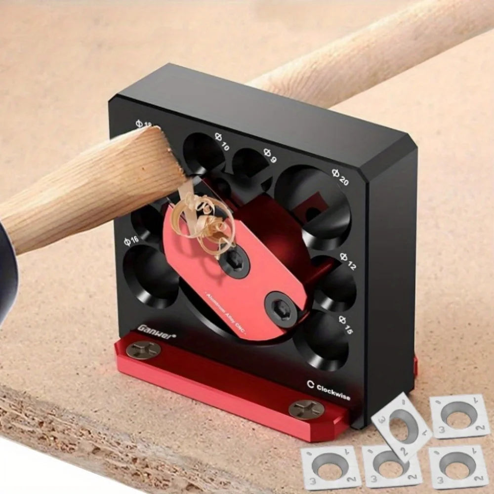 Einstellbarer Dübel Maker Jig 8-20mm für Präzise Holzbearbeitung