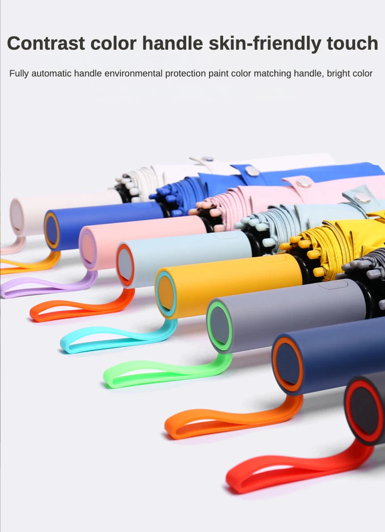 Robuster großer Automatik Regenschirm mit Windschutz und Sonnenschutz