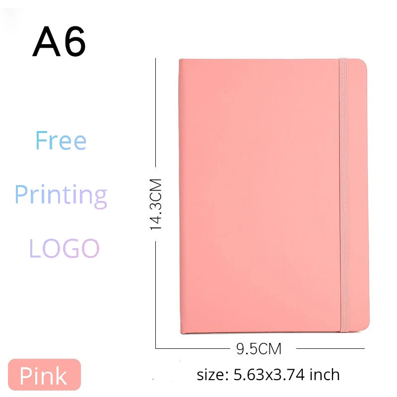 Notizbuch A5/A6 PU-Leder mit individuellem Logo – Tagebuch & Journal-Yabubest - Home & More