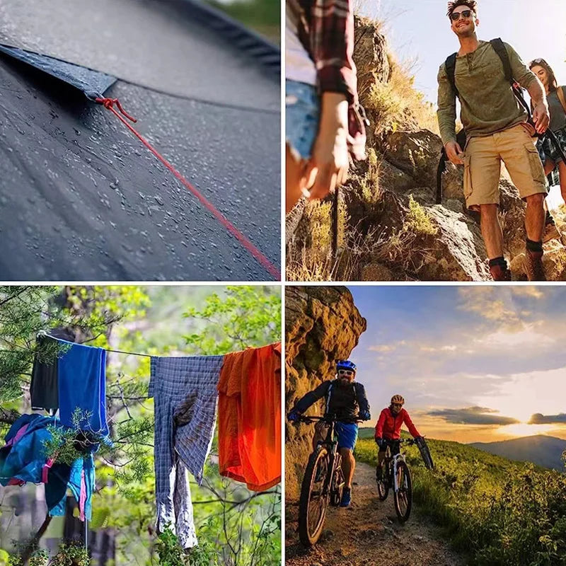 Reflektierendes 7-Strang Paracord 4mm 550LB Fallschirmseil für Outdoor