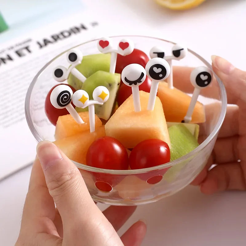 Mini Spieße Obst Picks Cartoon Bento Box Gabeln 10 30 50 Stück