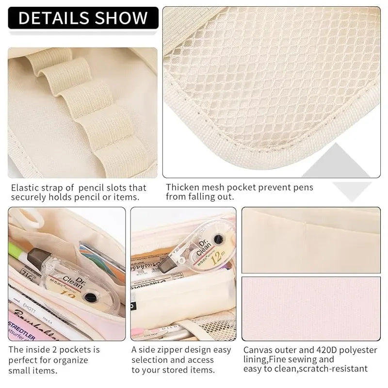 Federmäppchen mit großer Kapazität für Schule und Büro