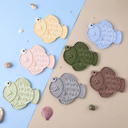 Slow Feeder Leckmatte für Hunde und Katzen mit Saugbasis aus Silikon