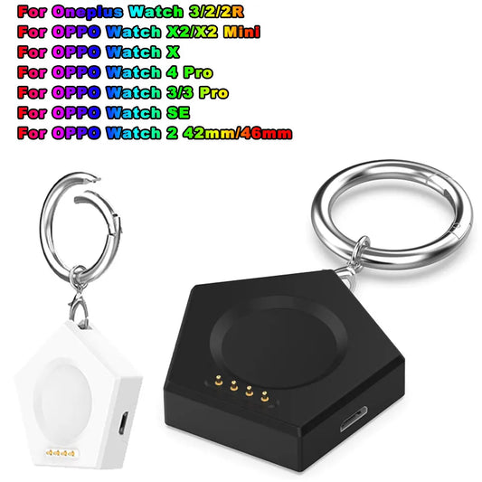 USB Typ-C Ladegerät Magnetisch für Smartwatch kompatibel mit OnePlus OPPO