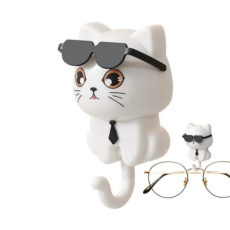 Niedliche Cartoon Katzen Haken Selbstklebend für Tür und Wand