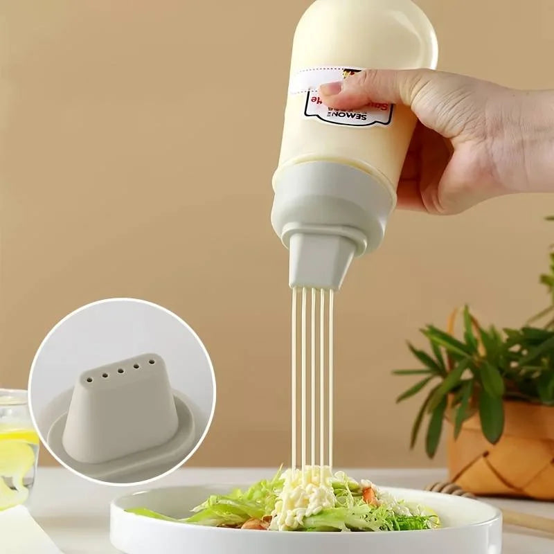 Auslaufsichere Squeeze Sauce Flasche 350ml – Nachfüllbar, 1/2/3 Stück Set